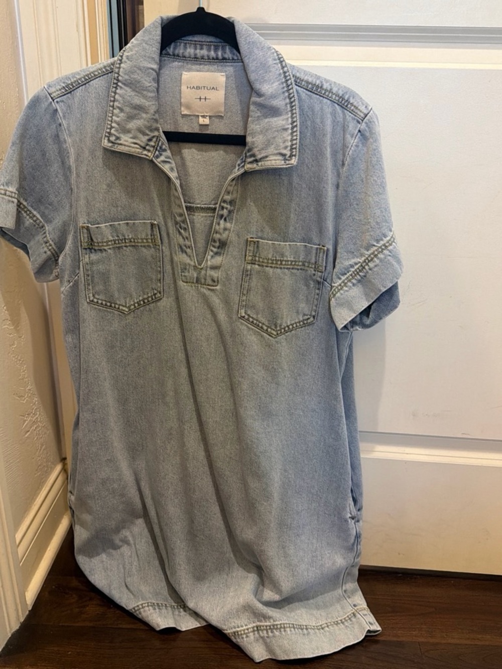Habitual Light Wash Denim dress